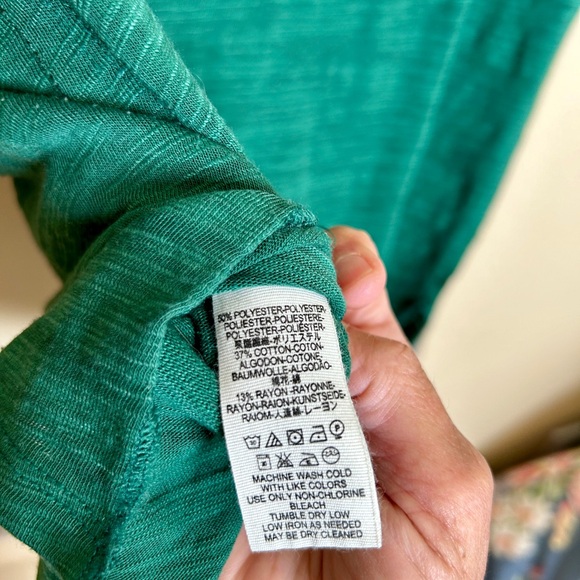 Free People Green Short Sleeve Top  - Final price drop - Picture 9 of 10